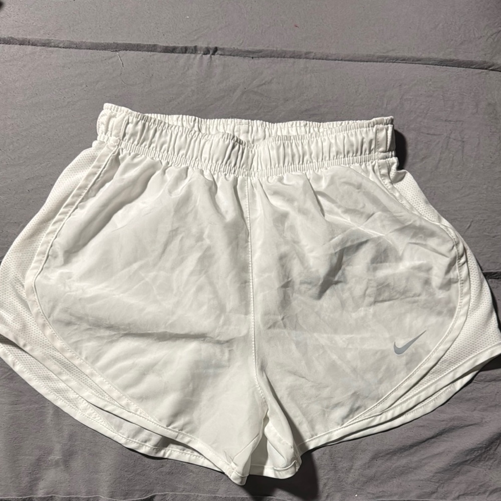 Nike Women's White Athletic Shorts